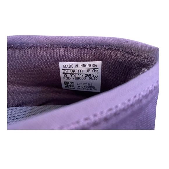 adidas Lite Racer Slip On Womens Sneakers Shoes Casual size 9 NWT PURPLE - Picture 7 of 7